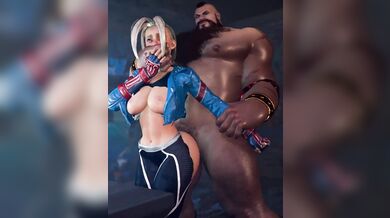 'Cammy Gets Taken By Rouge In A Nine-Person Orgy'