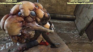 'Claire Redfield: The Sexy Captive of the Fish Monster Salvatore Moreau'