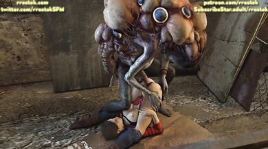 'Claire Redfield: The Sexy Captive of the Fish Monster Salvatore Moreau'