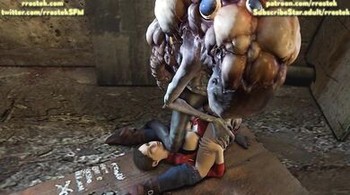 'Claire Redfield: The Sexy Captive of the Fish Monster Salvatore Moreau'