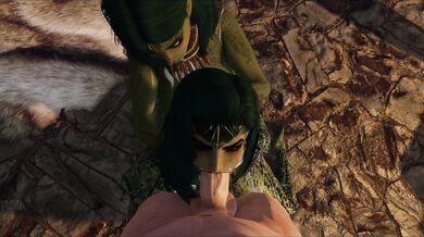 The Busty Babes Get Covered in Hot Dragonborn Cum Part 2: The Hentai Porn Video Remake.
