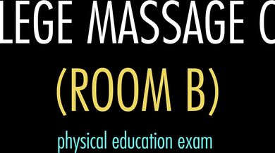 Watch these sexy college girls get naughty in their massage club room with their BFFs!