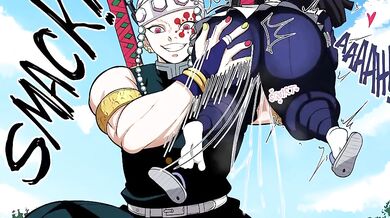 'El castigo del súper villano Negro en la cama, con el aguijón de las cosas malas.'