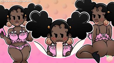 'Peachy Fruit Climax with Paper Rolls'