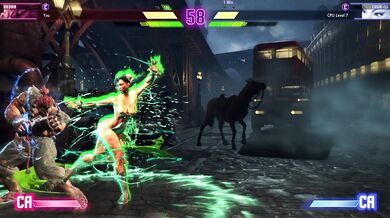 "Sexy MMA fighters take on busty Japanese anime girls "