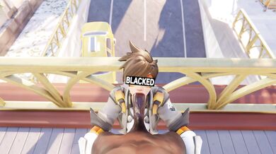'Wet Dreams of a Lonely Maid: Censorship Edition, Starring Tracer and Blacked.'