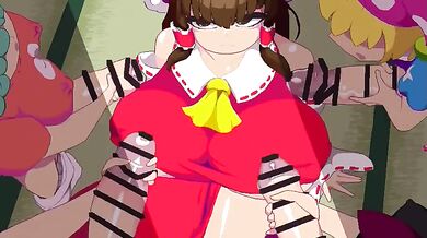 "Touhou Bukkake: Yadon, Taityou, and Sound's Tentacle Love Fest"