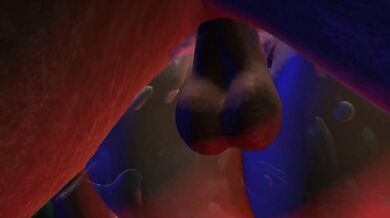 'Sexy young woman pleasures mature businessman '