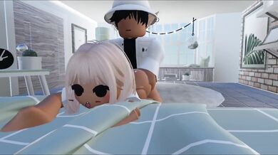 Sexy MILF Zoey gets fucked on her bed by two strapping young men, and she loves every inch of it!