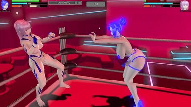 'Blowjobs vs Jerkoffs with Blue Nails Nayla's Cumshot Overdrive'