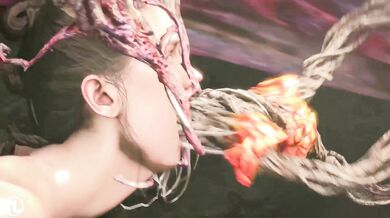 'Mega-Breasted Milf Gets Possessed by an Evil Tentacle Demon and For*ced to Suck, Lick, and Fuck the Monster Cock of Satan!'