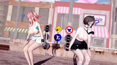 "The Secret Lesbian Affair between a Schoolgirl and her Teacher - Azur Lane Hentai Porn"