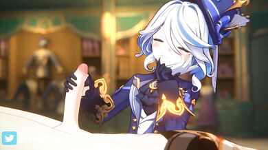 "A Furry Gets a Handjob from an Orange Donut Girlfriend, Starring [OrangeDonut33]"