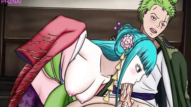 "One Piece: Hiyori's Secret Desire for Zoro"