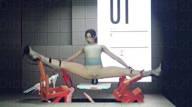 Smashing it with the Sentry Gun: a Hentai adventure of Chell and her sex toy.