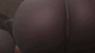 'Sexy Women Rubbing Their Buttons On Kishi Bent Over '
