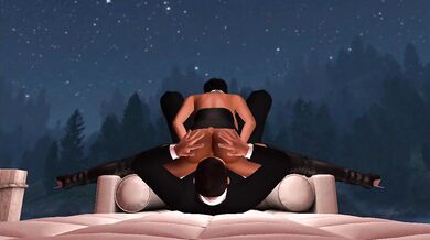 'Unleashing a storm of passion in a snowy paradise...'