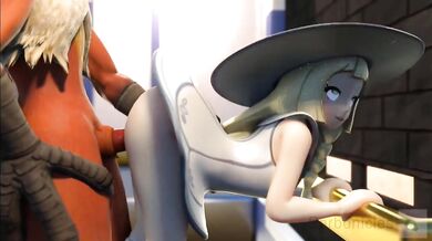 "Elevator Sexcapades: Lillie Gets Fucked in Public"