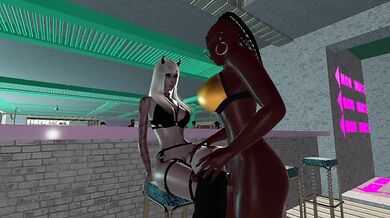 'Busty black goddess ravages innocent white beauty'
