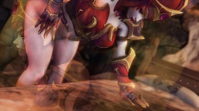 "Alexstrasza, Mistress of the Dragons, Undergoes Orcish Training with her Loyal Servants."