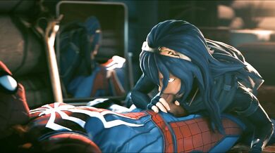 'Luscious Lucina Licks Sensual Spider-Man'