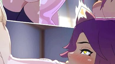 'Lightning-Cformed Yoruichi gets pounded by Keisuke in the ultimate hentai mashup'