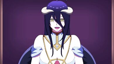 '"The Sexual Dominance of the Overlord: Albedo's Handjob"'