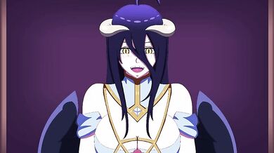 '"The Sexual Dominance of the Overlord: Albedo's Handjob"'