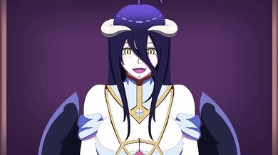 '"The Sexual Dominance of the Overlord: Albedo's Handjob"'