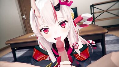 "Hentai Pornstar Nakiri Ayame Live with Robin00"