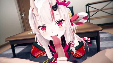 "Hentai Pornstar Nakiri Ayame Live with Robin00"