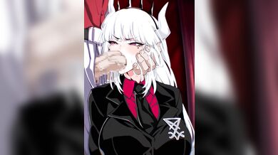 Rewritten as: 'Mouthful of Heavenly Lightning: A Goddess and Her Devoted Servant'