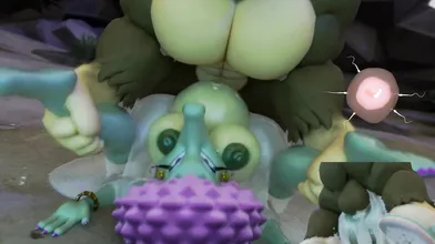Watch as Kalypso gets bred in this intense hentai porn scene!