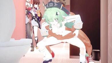 "A woman with a long tail lures a man into her trap, and they have wild sex in an alien world."