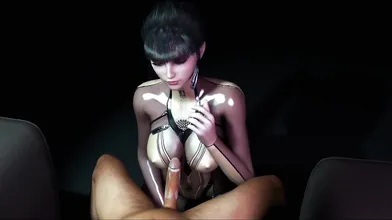 Wet Dreams Come True - Eve's Tiny Hands and Feet Get Slippery with Lube!