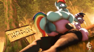 "Rainbow Dash's Shipwreck Love Shack: A Hentai Adventure with My Little Pony and Pegasisters!"