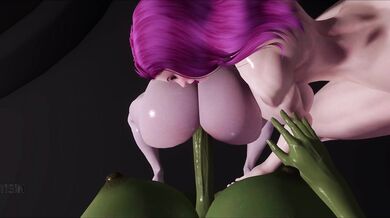 'Mighty Orc Breeds With Curvy Bimbos, Filling His Cock With Their Tight Pussies'