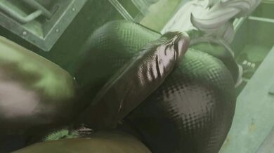 "Busty Black Cat Ass Dance With Kishi: The Ultimate Tail-Wagging Tease!"