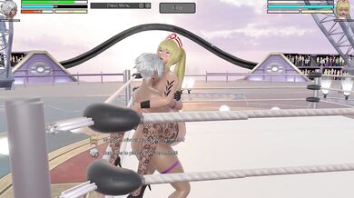 "Leona and Anya: A Traditional Hentai Battle"