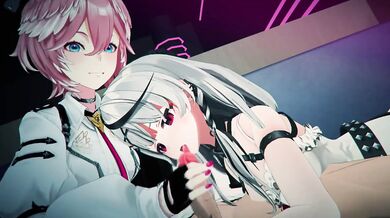 Watch this Hentai Porn video of Chloe and Takane Lui having a virtual sex with Robin00 in Hololive.