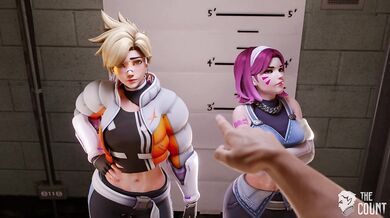 "Tracer and D.Va Caught by the Police, Introduction Part 1: The Count's Stakeout"