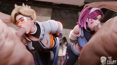 "Tracer and D.Va Caught by the Police, Introduction Part 1: The Count's Stakeout"