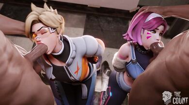 "Tracer and D.Va Caught by the Police, Introduction Part 1: The Count's Stakeout"