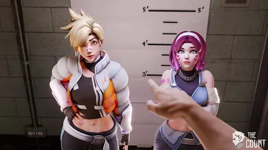 "Tracer and D.Va Caught by the Police, Introduction Part 1: The Count's Stakeout"