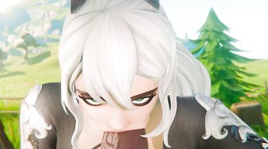 "Cum-guzzling slut Clara deepthroats a BBC while riding the J Top."