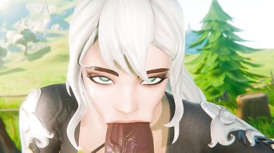 "Cum-guzzling slut Clara deepthroats a BBC while riding the J Top."