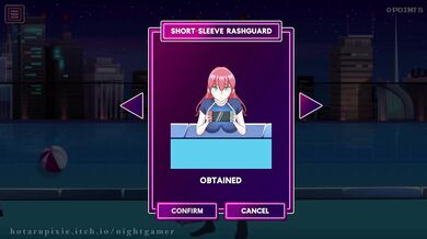 "Rashguard Nightgamer - Short Sleeve, A Love Story in Lights and Sweat!"