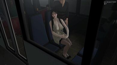 "Aboard the Vambus, a seductive attendant offers special services to passengers seeking a little extra pleasure on their journey."