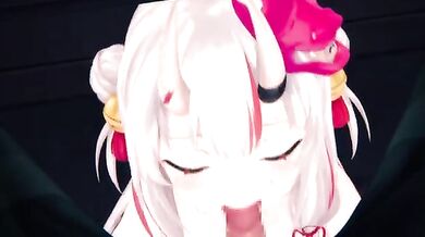 "Robin's Hentai Nipple Sucking in Hololive with Ayame!"