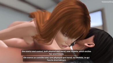 'Tied up and dominated by her shemale wife, a young submissive girl is brought to the edge of ecstasy.'